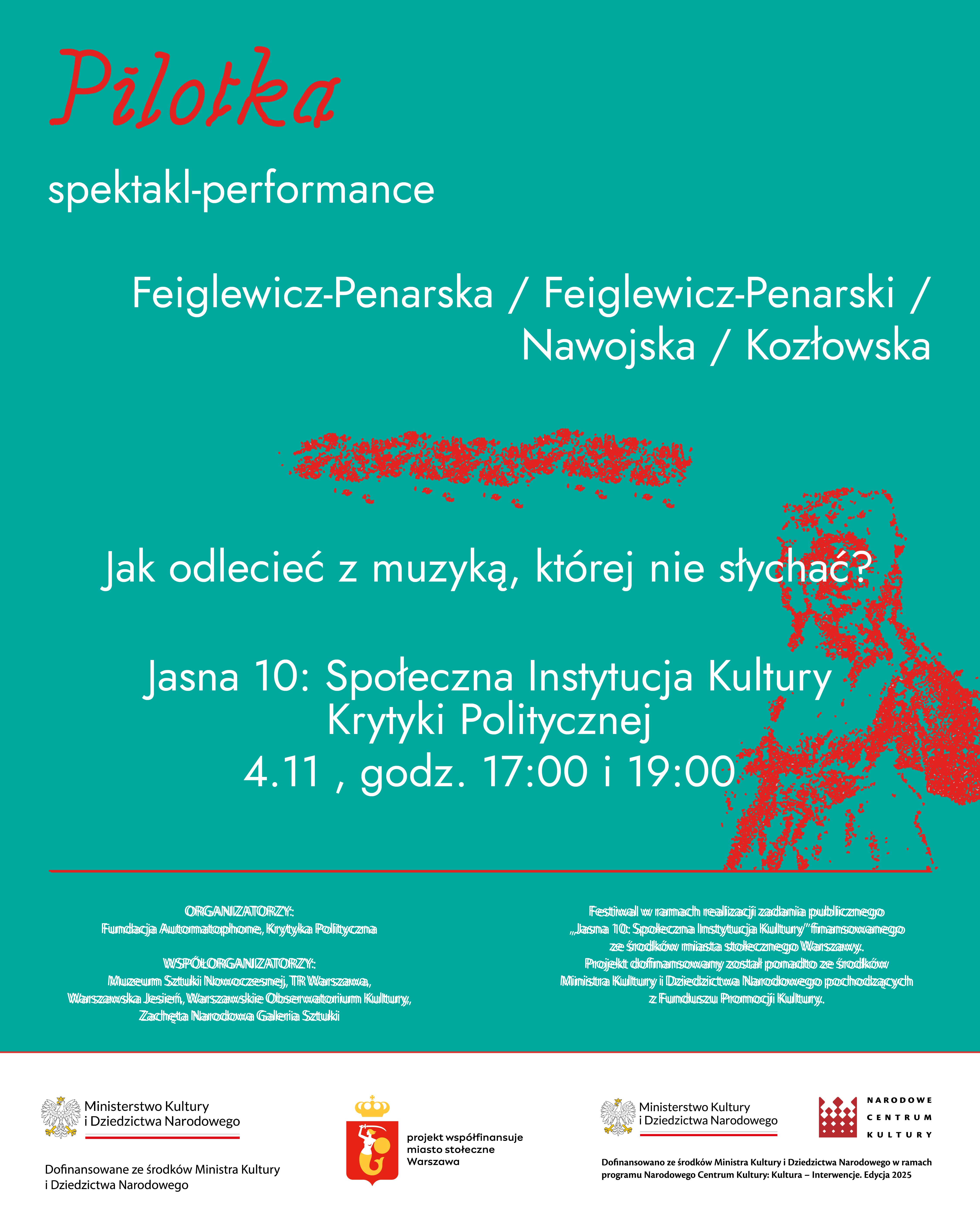 grafika informacyjna pilotka