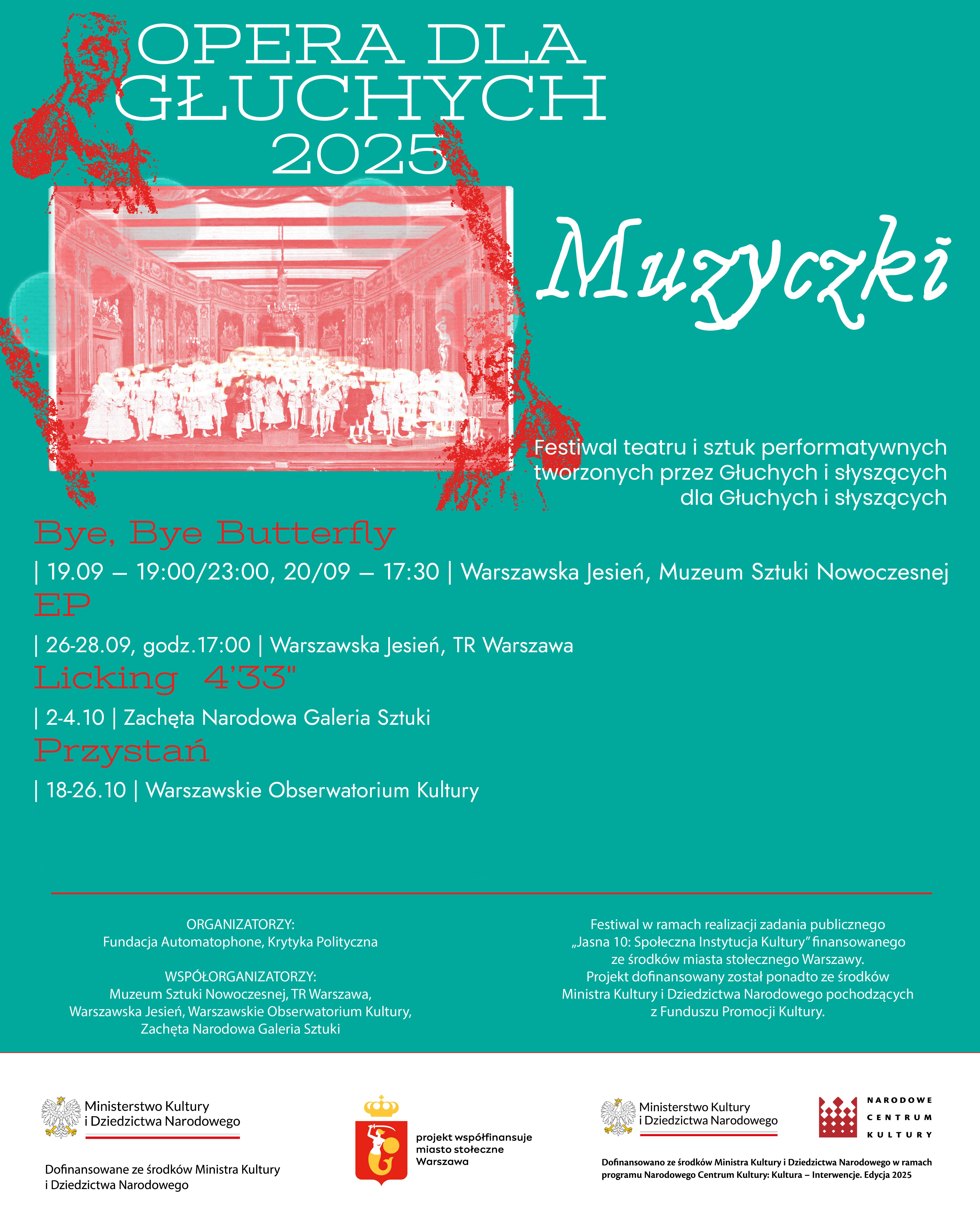 grafika informacyjna z repertuarem